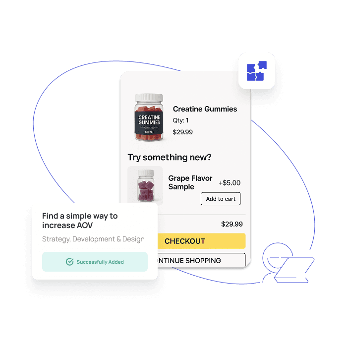 Illustrations of Shopify development and design - Slide 2